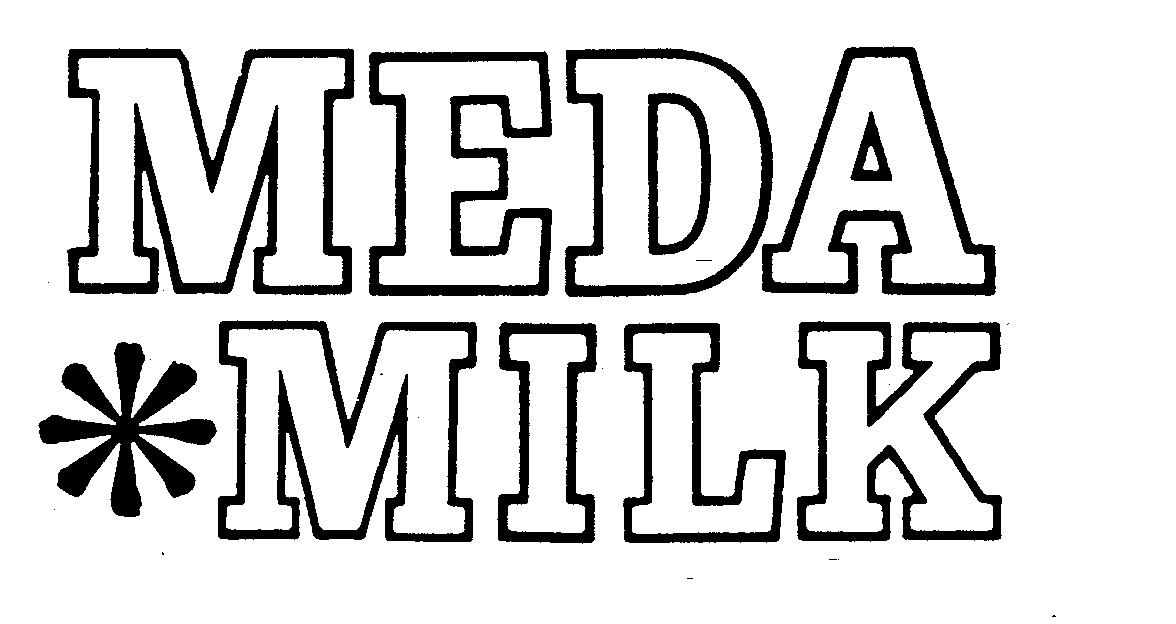 Trademark Logo MEDA MILK