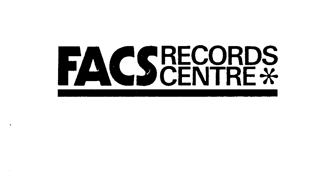 Trademark Logo FACS RECORDS CENTRE