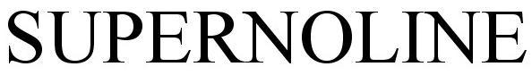Trademark Logo SUPERNOLINE