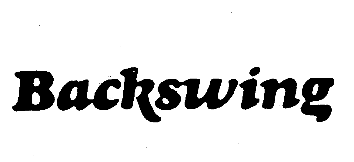 Trademark Logo BACKSWING