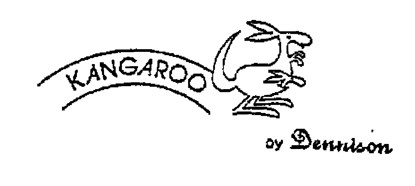 Trademark Logo KANGAROO BY DENNISON
