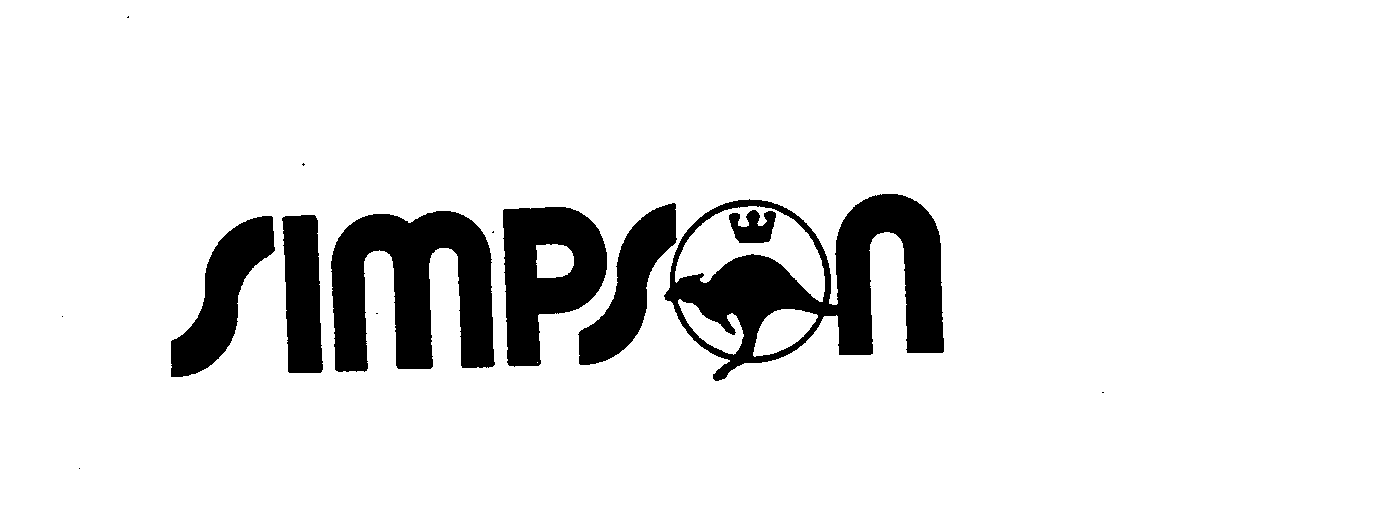 Trademark Logo SIMPSON