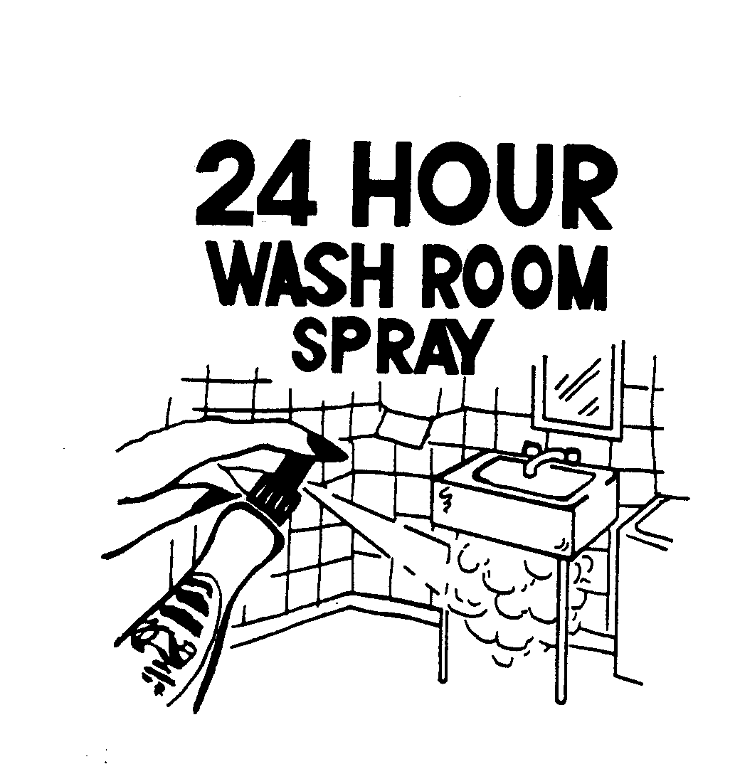 Trademark Logo 24 HOUR WASH ROOM SPRAY