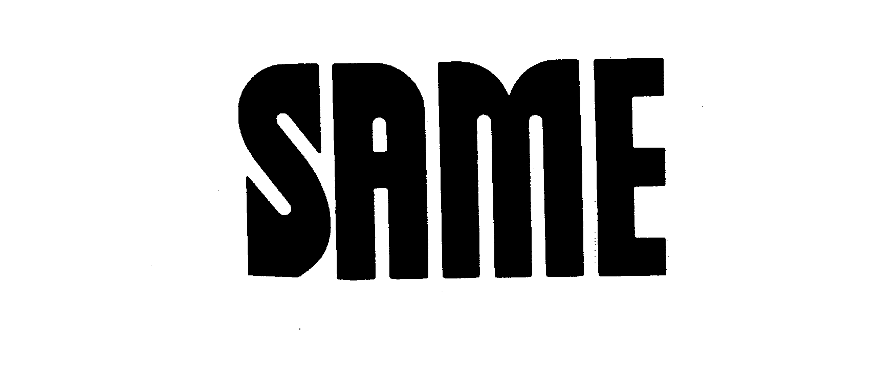 Trademark Logo SAME