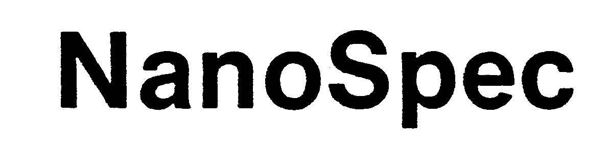 Trademark Logo NANOSPEC