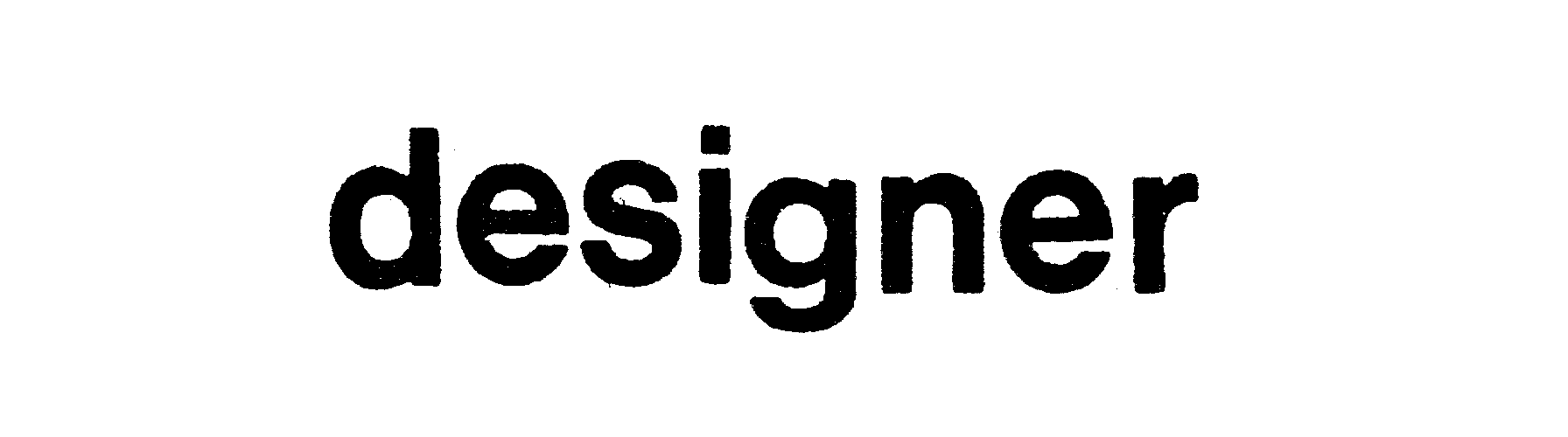 Trademark Logo DESIGNER