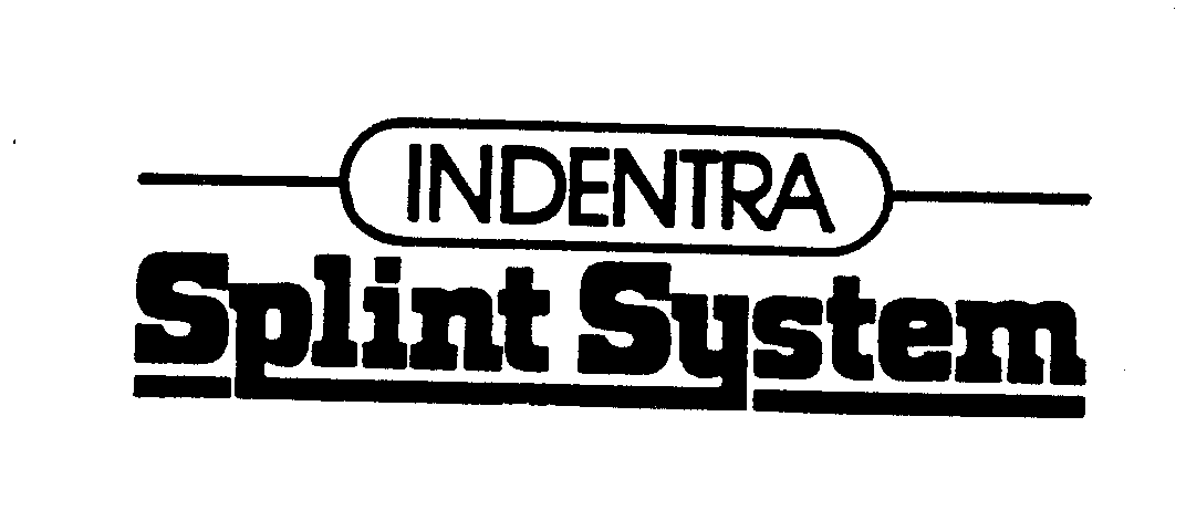 Trademark Logo INDENTRA SPLINT SYSTEM