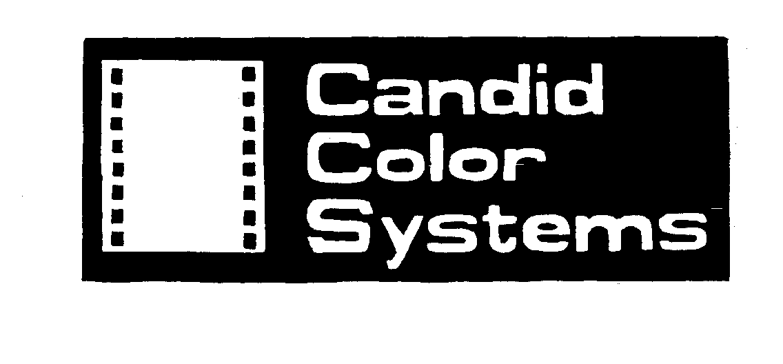 Trademark Logo CANDID COLOR SYSTEMS
