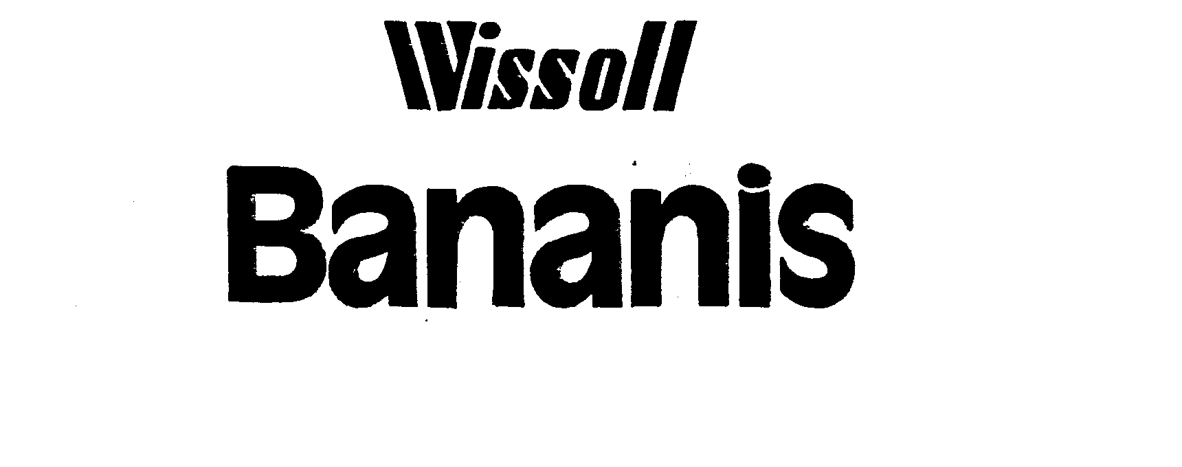  WISSOLL-BANANIS