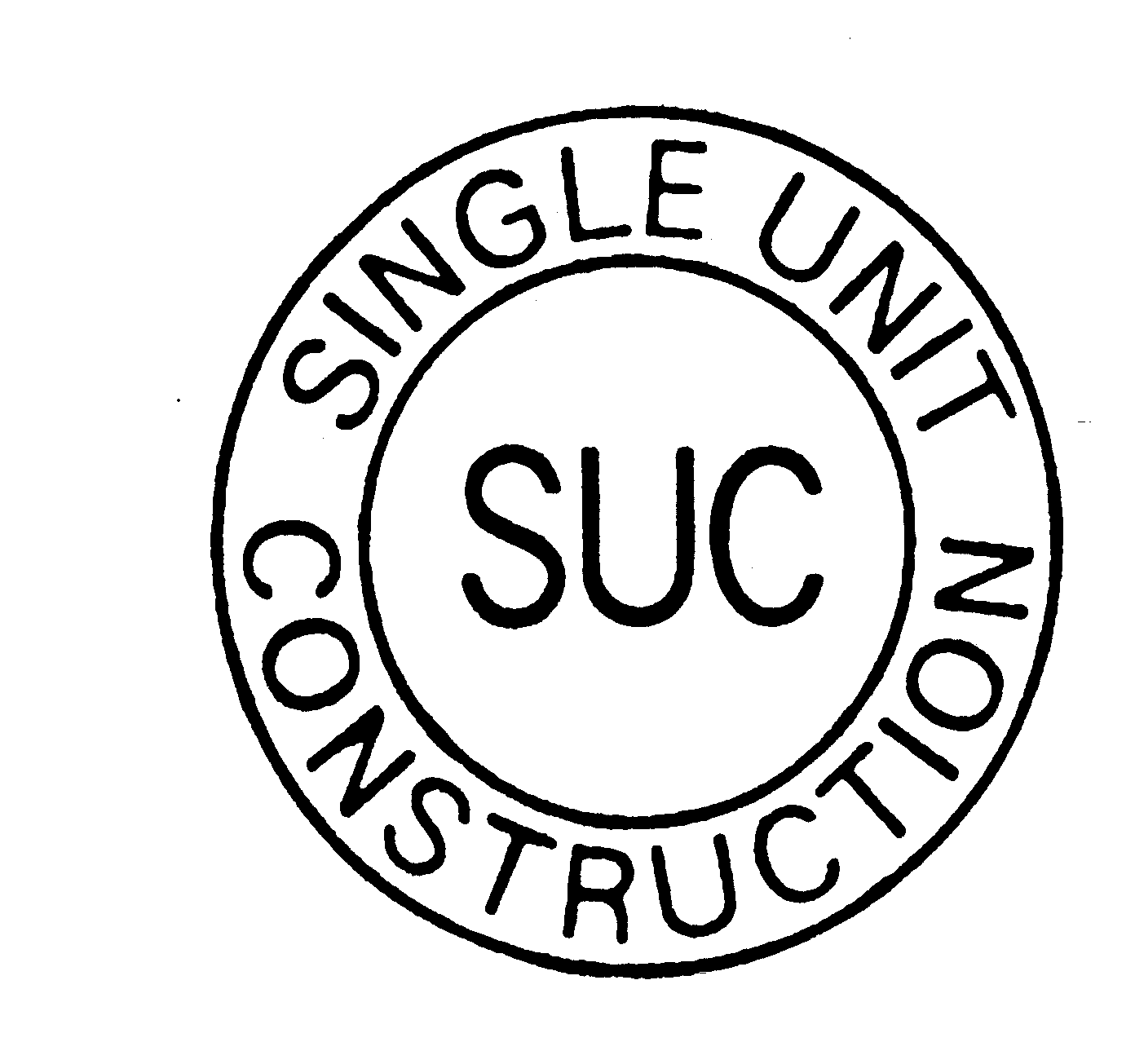 Trademark Logo SUC SINGLE UNIT CONSTRUCTION