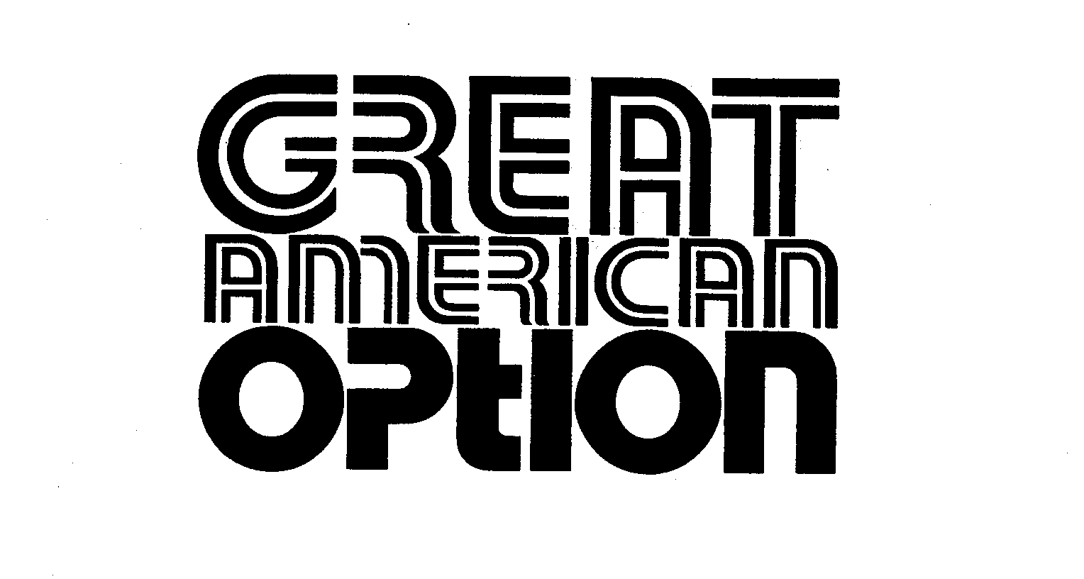 Trademark Logo GREAT AMERICAN OPTION