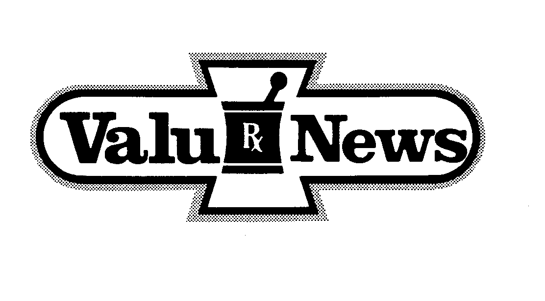 Trademark Logo VALU RX NEWS