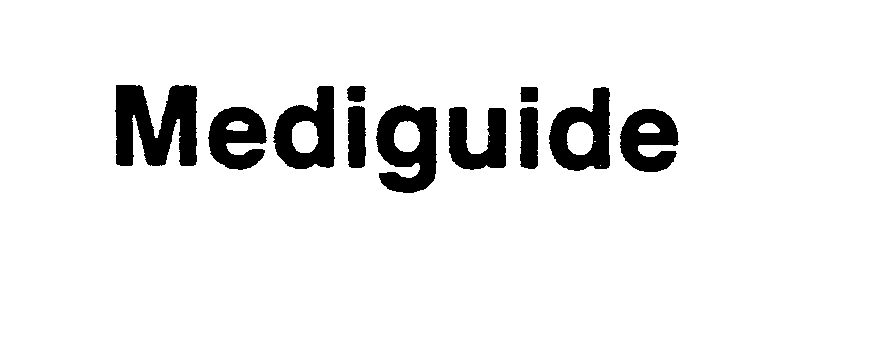 Trademark Logo MEDIGUIDE