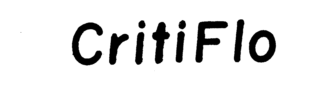 Trademark Logo CRITIFLO
