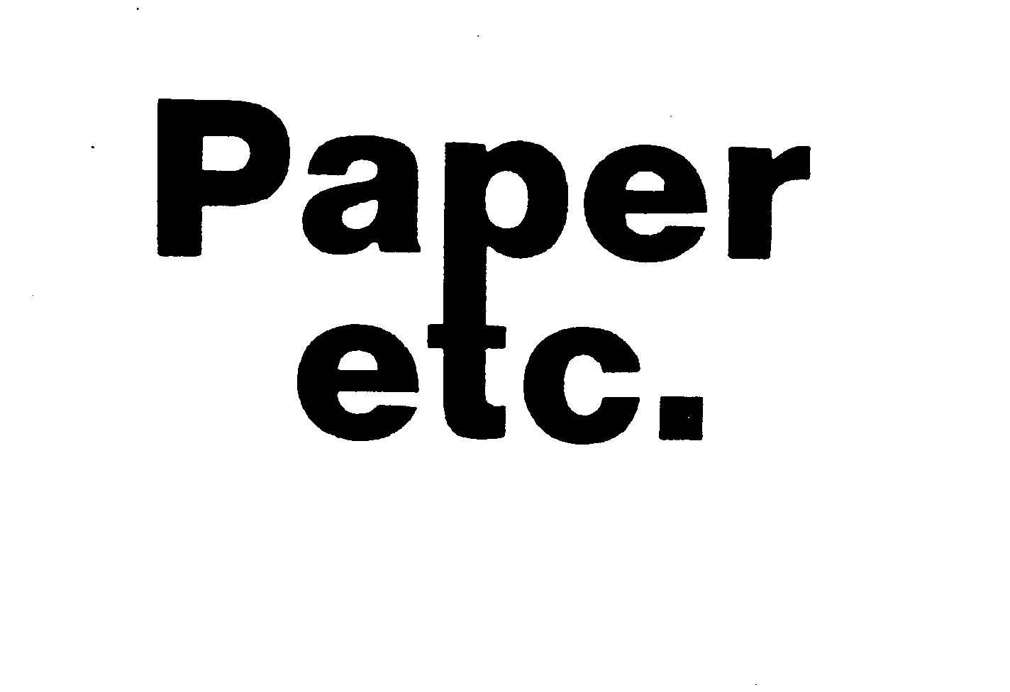  PAPER ETC.