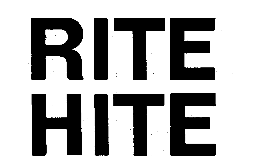 Trademark Logo RITE HITE