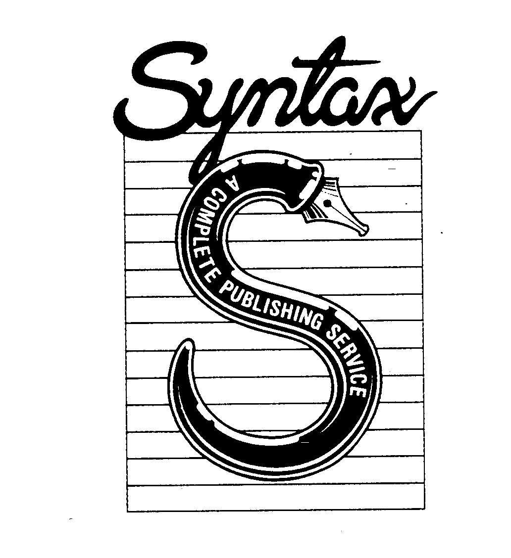 Trademark Logo SYNTAX A COMPLETE PUBLISHING SERVICE