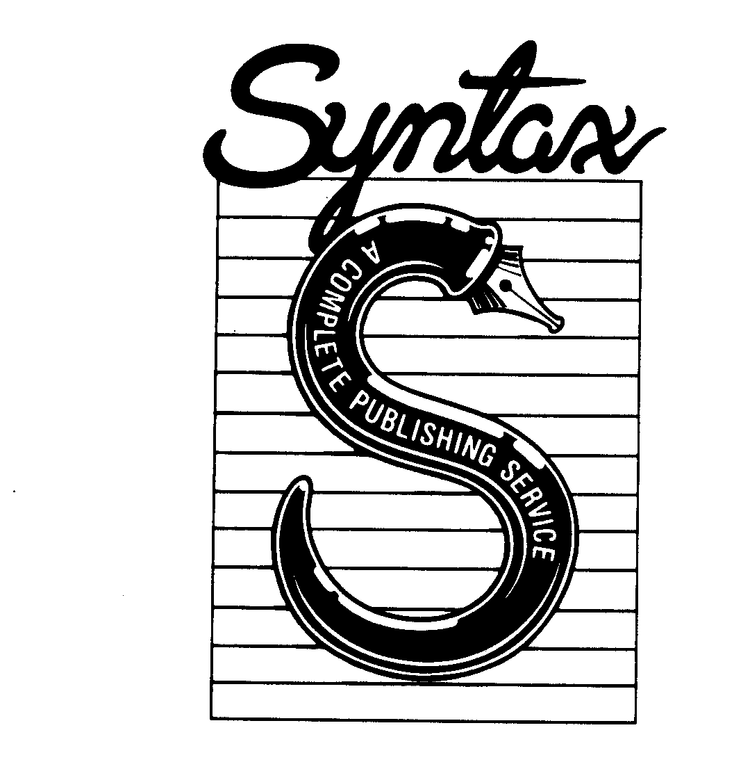  S SYNTAX A COMPLETE PUBLISHING SERVICE