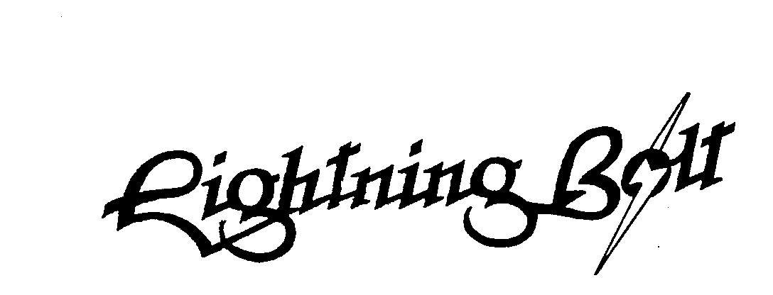 Trademark Logo LIGHTNING BOLT