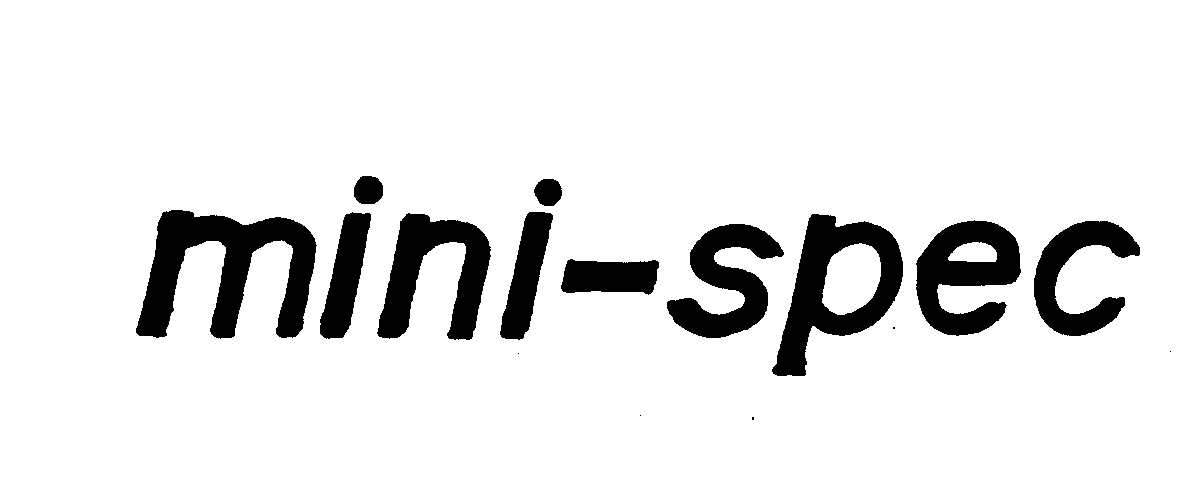  MINI-SPEC