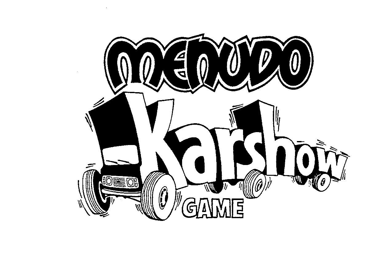 Trademark Logo MENUDO KAR SHOW