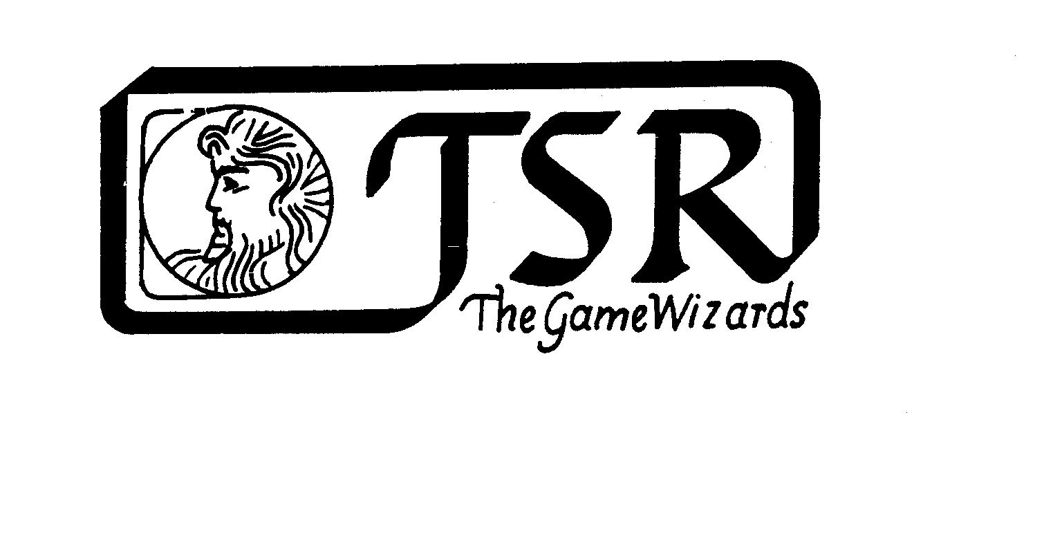 Trademark Logo TSR THE GAME WIZARDS