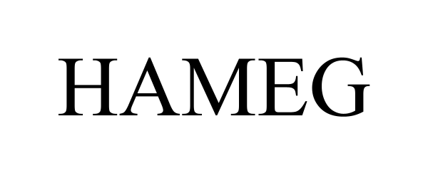 Trademark Logo HAMEG