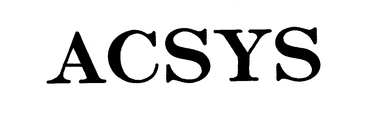  ACSYS