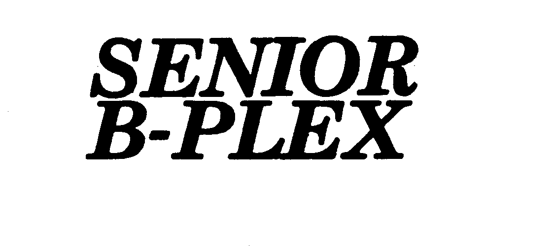 Trademark Logo SENIOR B-PLEX