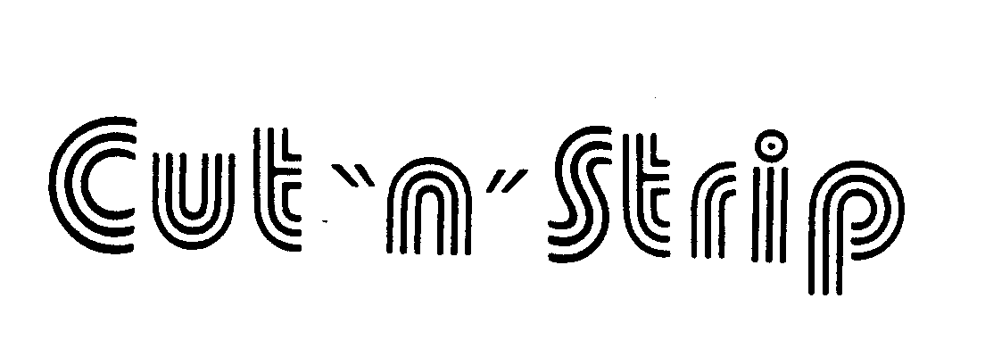 Trademark Logo CUT 'N' STRIP