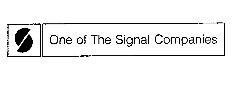 Trademark Logo S ONE OF THE SIGNAL COMPANIES