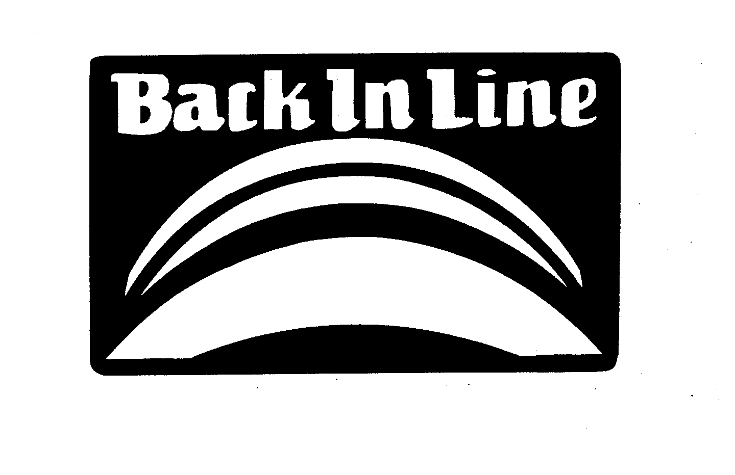 Trademark Logo BACK IN LINE