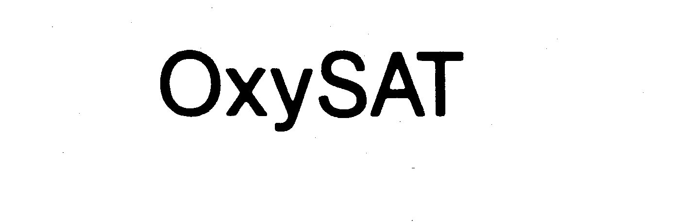 Trademark Logo OXYSAT