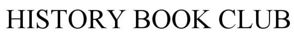 Trademark Logo HISTORY BOOK CLUB