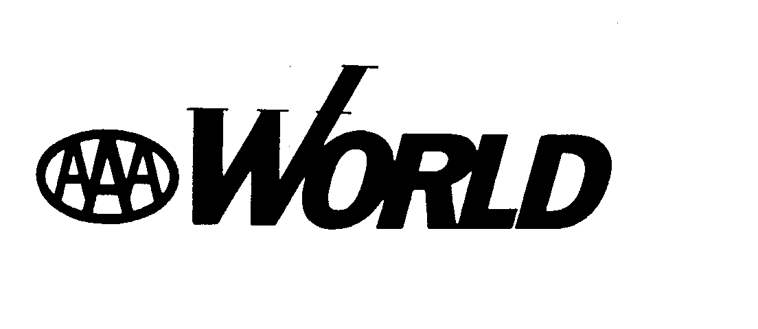 Trademark Logo AAA WORLD