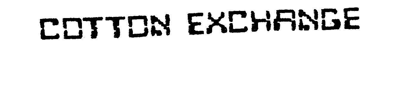 Trademark Logo COTTON EXCHANGE