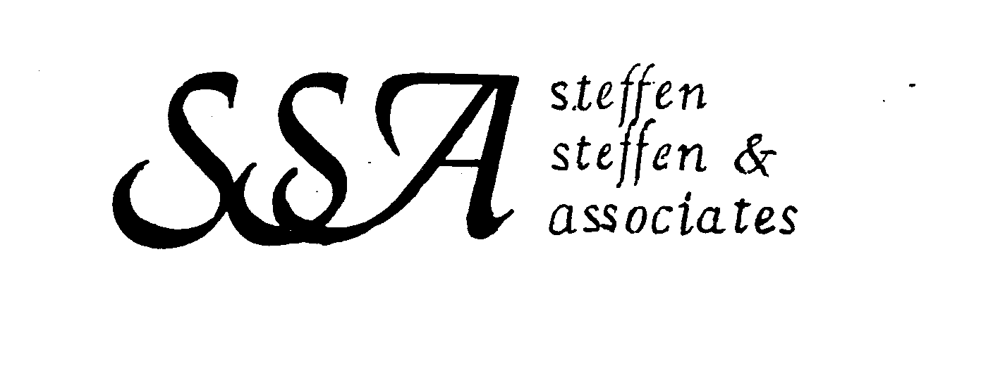 Trademark Logo SSA STEFFEN STEFFEN & ASSOCIATES