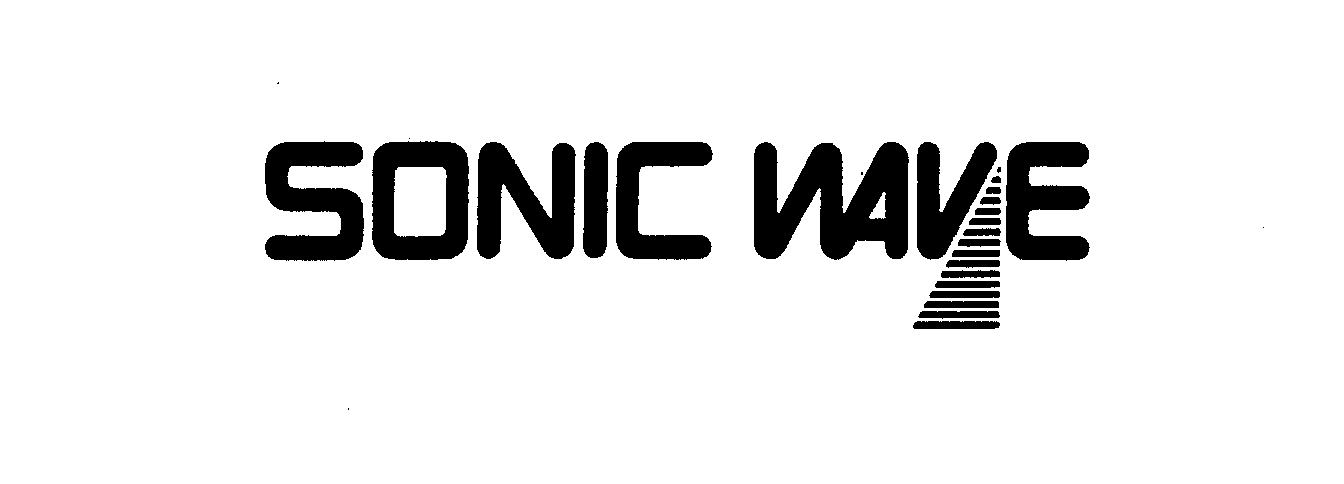 Trademark Logo SONIC WAVE