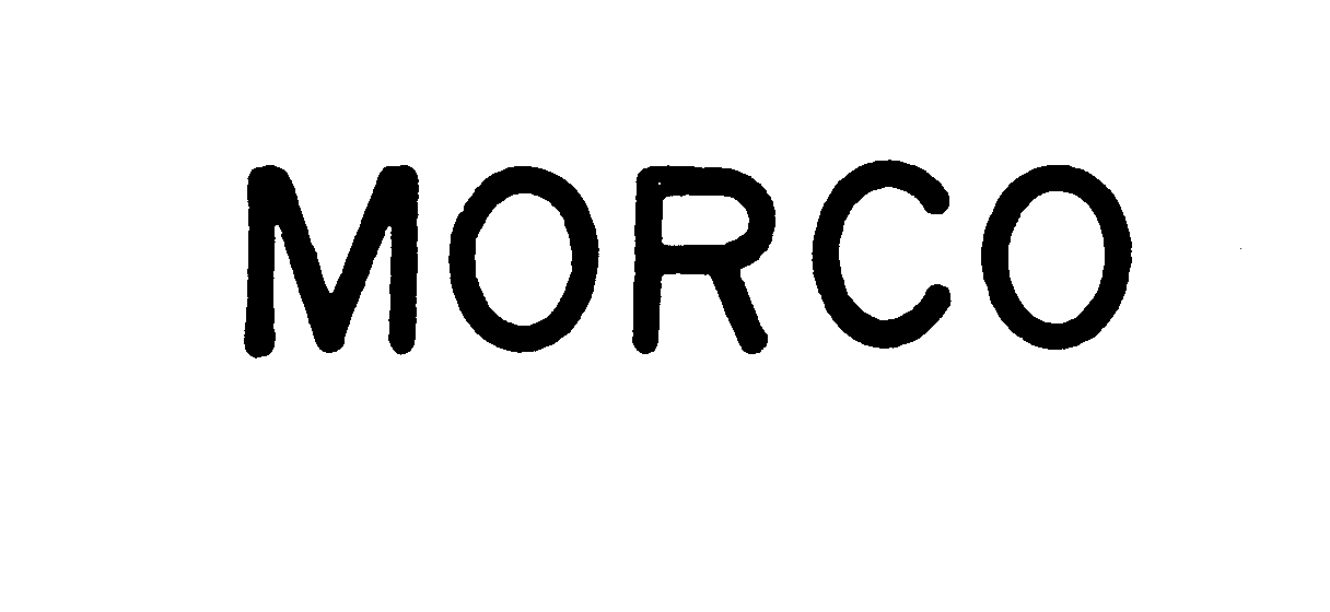 Trademark Logo MORCO