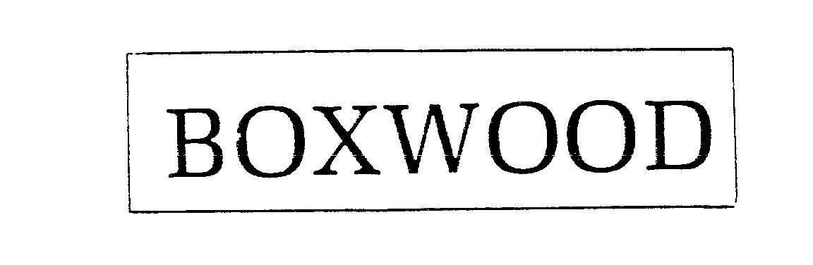 Trademark Logo BOXWOOD