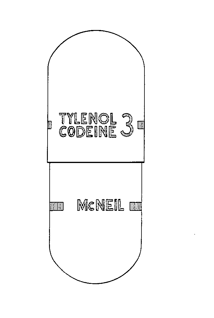 Trademark Logo TYLENOL CODEINE 3 MCNEIL