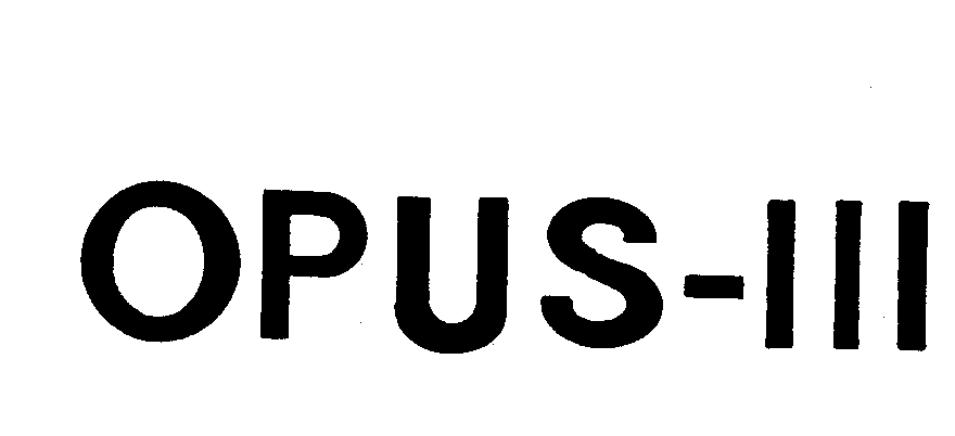 Trademark Logo OPUS-III