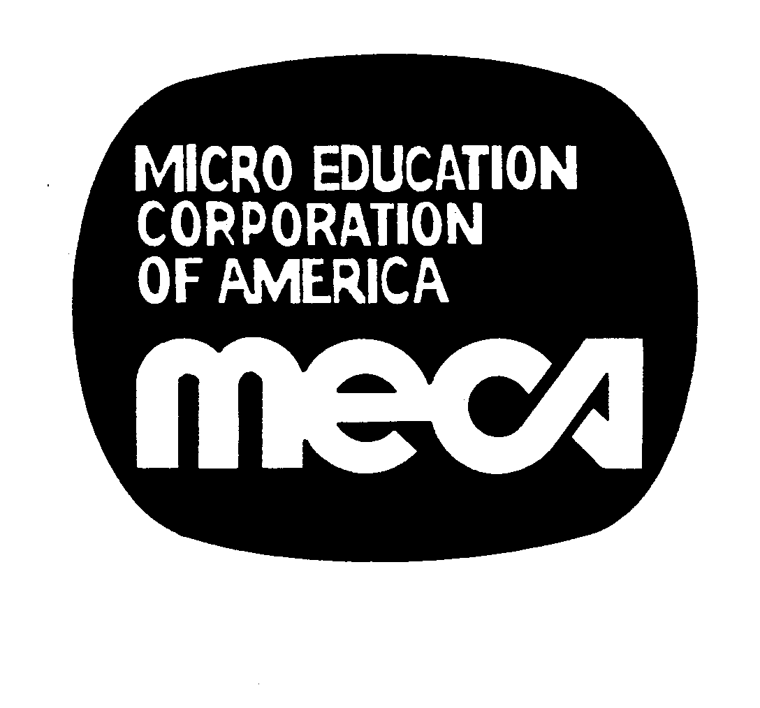 Trademark Logo MICRO EDUCATION CORPORATION OF AMERICA MECA