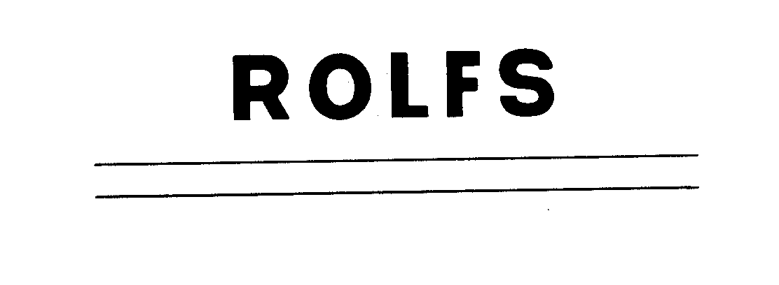 Trademark Logo ROLFS