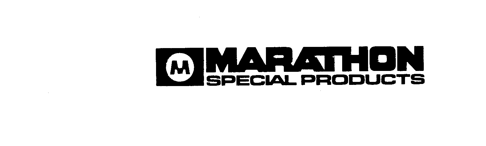 Trademark Logo M MARATHON SPECIAL PRODUCTS