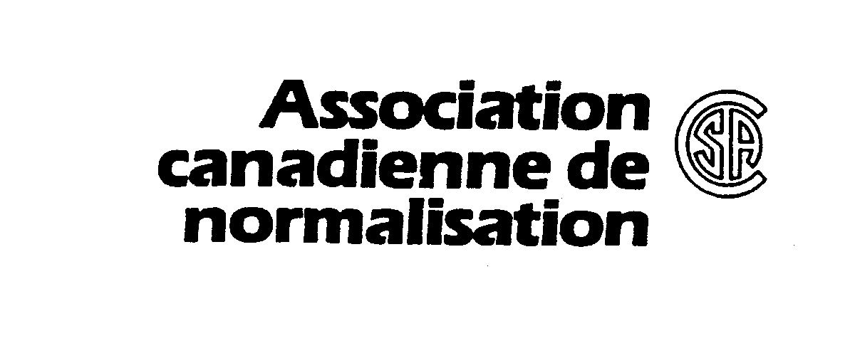  ASSOCIATION CANADIENNE DE NORMALISATION-CSA