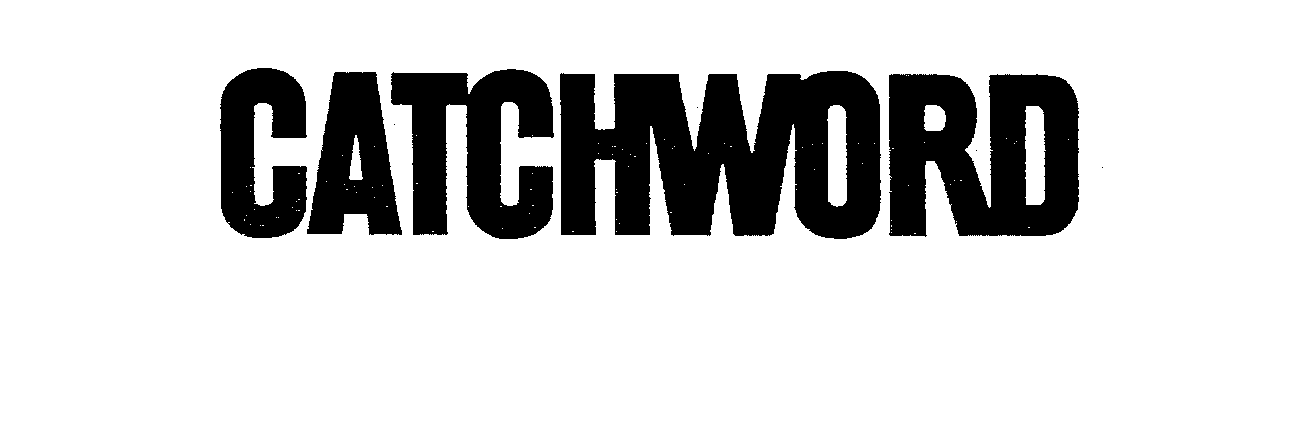 Trademark Logo CATCHWORD