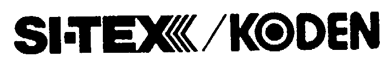 Trademark Logo SI-TEX/KODEN