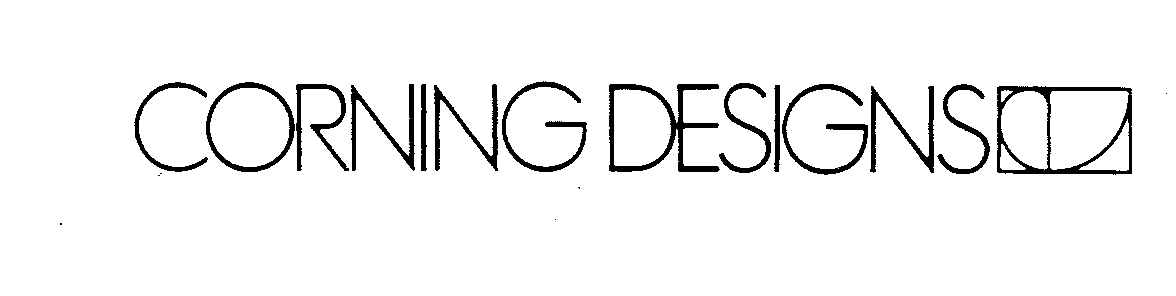 Trademark Logo CORNING DESIGNS