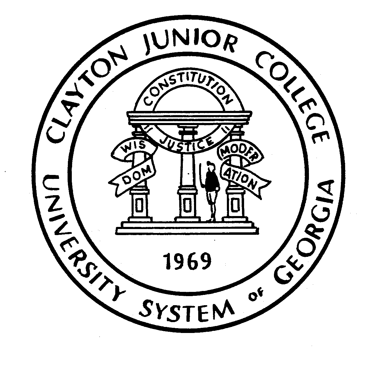Trademark Logo CLAYTON JUNIOR COLLEGE UNIVERSITY SYSTEM OF GEORGIA 1969